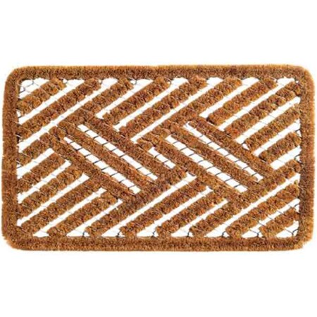 Jensendistributionservices Spiral Doormat Cross Hatch MI2592433